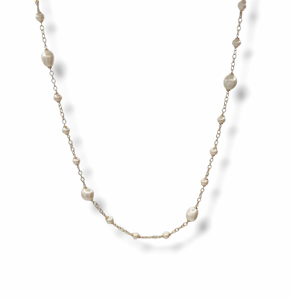 Collana In Argento E Perle Nimei - PCL4065N