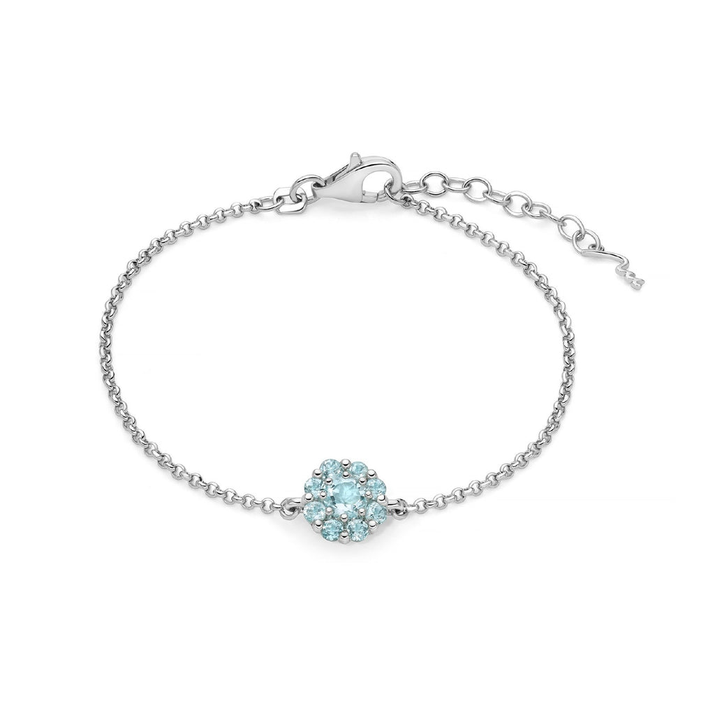 Bracciale Donna Miluna Fiore Piccolo Gemma del Cielo - BRD991