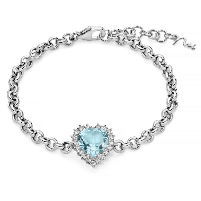 Bracciale Donna Miluna Cuore Gemma del Cielo - BRD1025