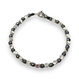 Bracciale Spadarella Argento ed Ematite - SPBR679