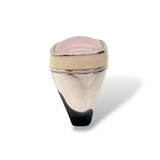 Anello Donna con Quarzo Rosa e Smalto - Lucos Preziosi