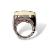 Anello Donna con Quarzo Rosa e Smalto - Lucos Preziosi