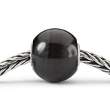 Occhio di Gatto Nero Rotondo Grande Trollbeads - TSTBE-10019